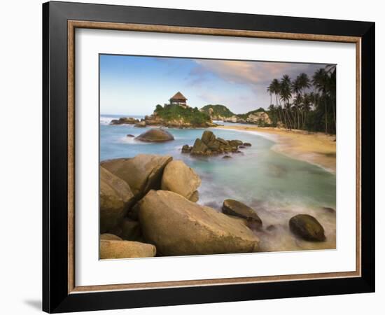 Colombia, Magdalena, Park Nacional Natural Tayrona, El Cabo, Beach-Jane Sweeney-Framed Photographic Print