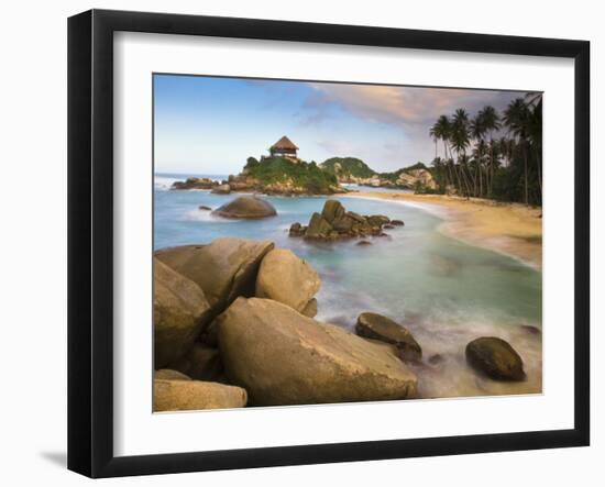 Colombia, Magdalena, Park Nacional Natural Tayrona, El Cabo, Beach-Jane Sweeney-Framed Photographic Print