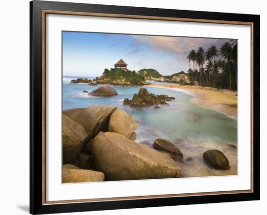 Colombia, Magdalena, Park Nacional Natural Tayrona, El Cabo, Beach-Jane Sweeney-Framed Photographic Print