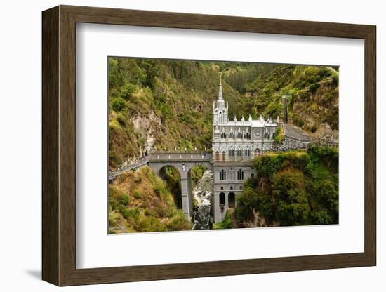 Colombia, Sanctuary of the Virgin of Las Lajas-rchphoto-Framed Photographic Print