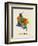 Colombia Watercolor Map-Michael Tompsett-Framed Art Print