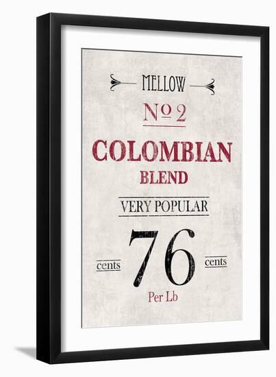 Colombian Coffee-The Vintage Collection-Framed Giclee Print