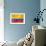 Colombian Flag-daboost-Framed Art Print displayed on a wall