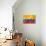 Colombian Flag-daboost-Mounted Art Print displayed on a wall