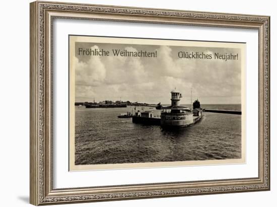 Colombo Sri Lanka, Hafeneinfahrt, Pilot Station-null-Framed Giclee Print