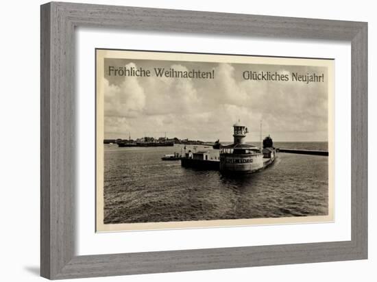 Colombo Sri Lanka, Hafeneinfahrt, Pilot Station-null-Framed Giclee Print