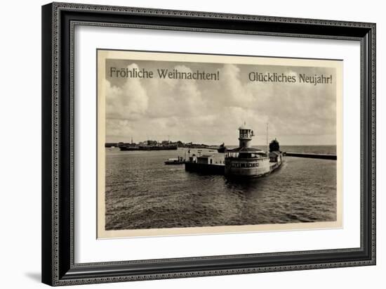 Colombo Sri Lanka, Hafeneinfahrt, Pilot Station-null-Framed Giclee Print