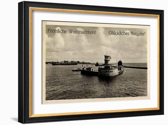 Colombo Sri Lanka, Hafeneinfahrt, Pilot Station-null-Framed Giclee Print