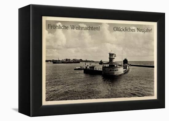 Colombo Sri Lanka, Hafeneinfahrt, Pilot Station-null-Framed Premier Image Canvas