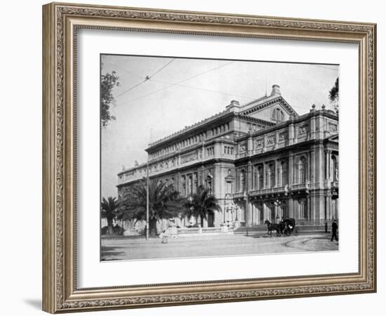 Colon Theatre, Buenos Aires, Argentina-null-Framed Giclee Print