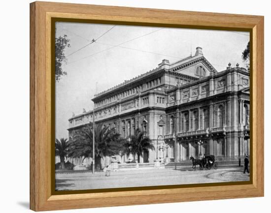 Colon Theatre, Buenos Aires, Argentina-null-Framed Premier Image Canvas