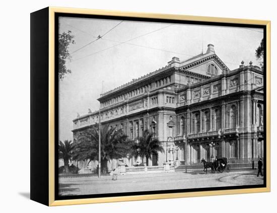 Colon Theatre, Buenos Aires, Argentina-null-Framed Premier Image Canvas