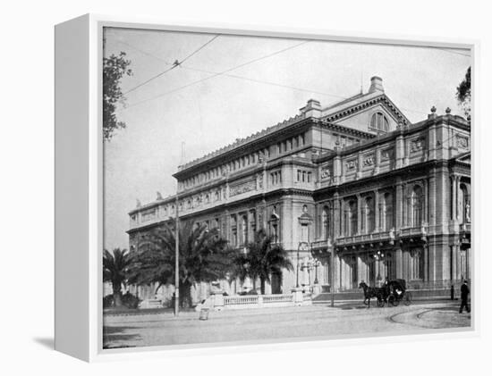 Colon Theatre, Buenos Aires, Argentina-null-Framed Premier Image Canvas