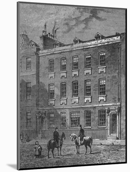 Colonel Blood's House, Westminster, London, c1870 (1878)-Unknown-Mounted Giclee Print