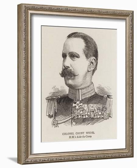 Colonel Count Wedel-null-Framed Giclee Print
