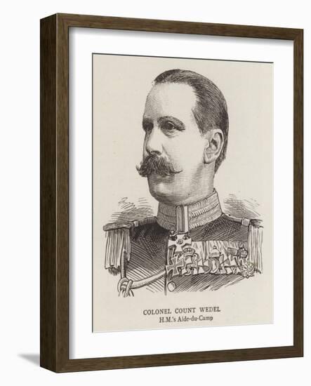 Colonel Count Wedel-null-Framed Giclee Print