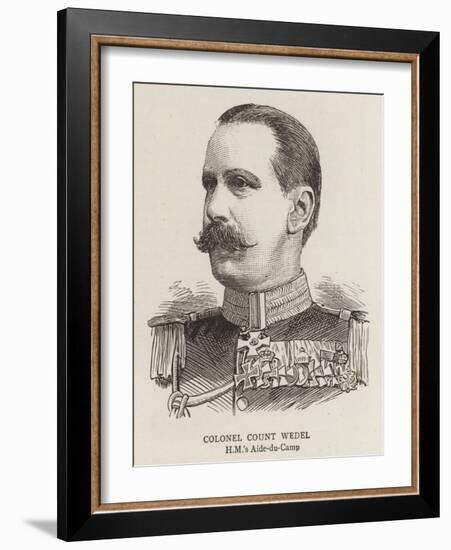 Colonel Count Wedel-null-Framed Giclee Print