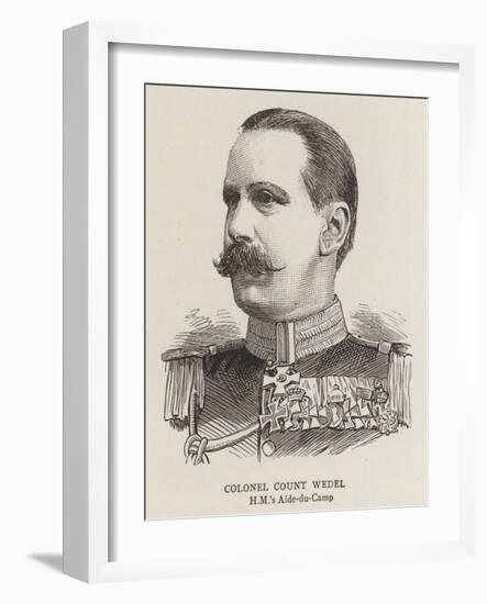 Colonel Count Wedel-null-Framed Giclee Print