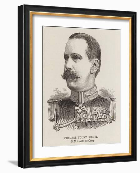 Colonel Count Wedel-null-Framed Giclee Print