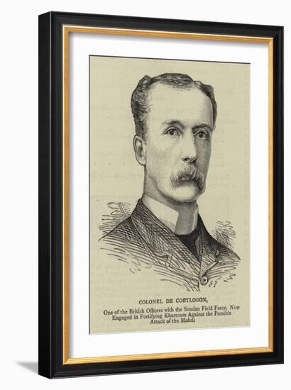 Colonel De Coetlogon-null-Framed Giclee Print