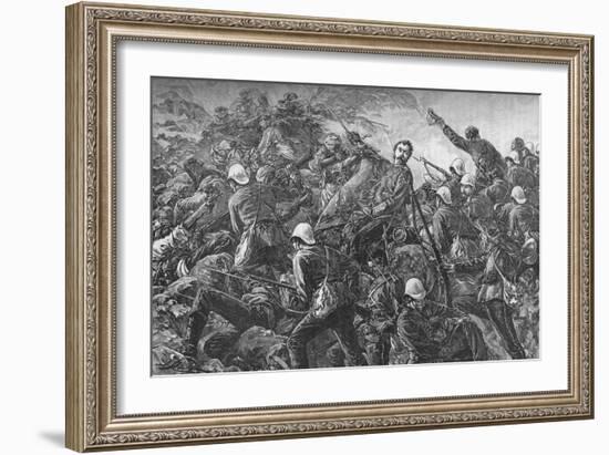 'Colonel Galbraith at the Battle of Maiwand', c1880-Unknown-Framed Giclee Print