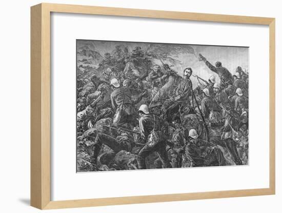 'Colonel Galbraith at the Battle of Maiwand', c1880-Unknown-Framed Giclee Print