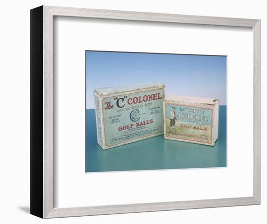 Colonel golf ball boxes, c1910-Unknown-Framed Giclee Print