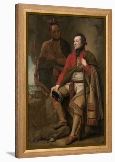 Colonel Guy Johnson and Karonghyontye (Captain David Hill), 1776-Benjamin West-Framed Premier Image Canvas