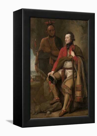 Colonel Guy Johnson and Karonghyontye (Captain David Hill), 1776-Benjamin West-Framed Premier Image Canvas