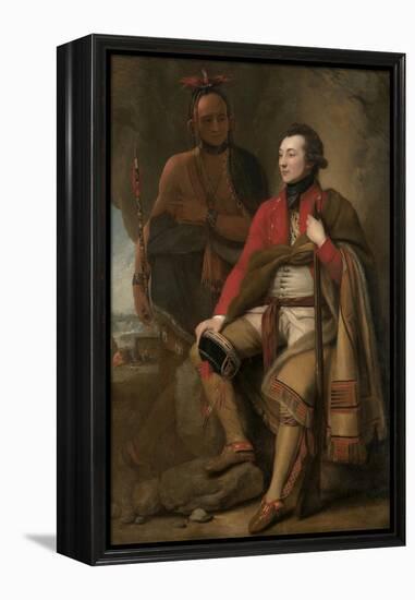 Colonel Guy Johnson and Karonghyontye (Captain David Hill), 1776-Benjamin West-Framed Premier Image Canvas