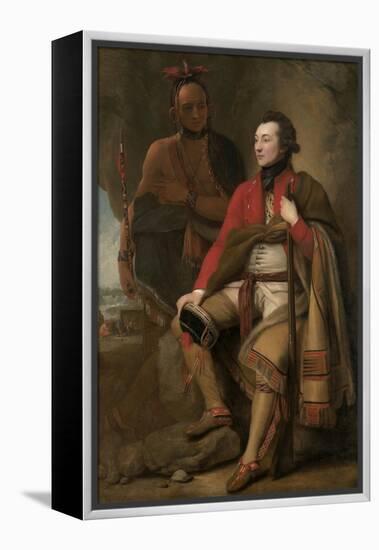 Colonel Guy Johnson and Karonghyontye (Captain David Hill), 1776-Benjamin West-Framed Premier Image Canvas