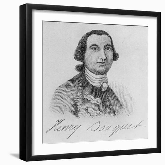Colonel Henry Bouquet (Engraving)-John Wollaston-Framed Giclee Print