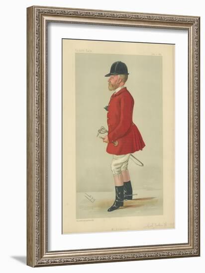 Colonel John Hargreaves-Sir Leslie Ward-Framed Giclee Print