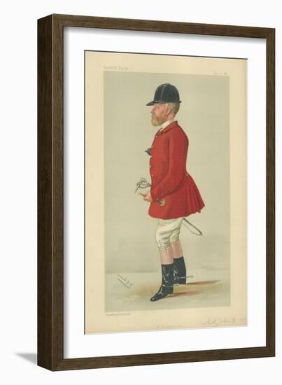 Colonel John Hargreaves-Sir Leslie Ward-Framed Giclee Print