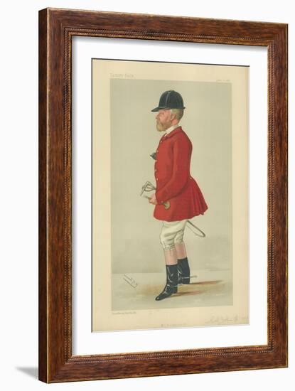 Colonel John Hargreaves-Sir Leslie Ward-Framed Giclee Print