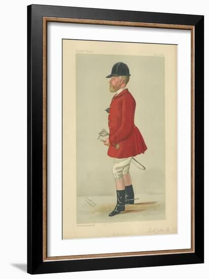 Colonel John Hargreaves-Sir Leslie Ward-Framed Giclee Print