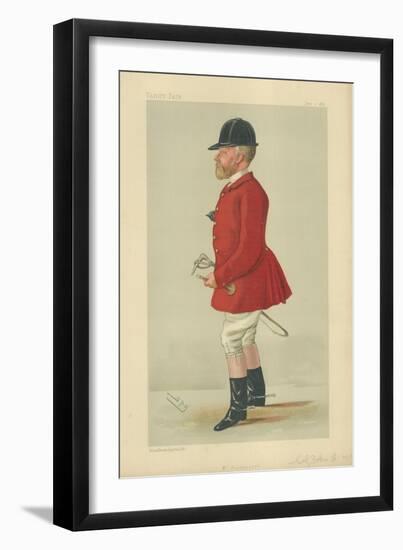 Colonel John Hargreaves-Sir Leslie Ward-Framed Giclee Print