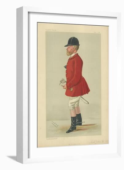 Colonel John Hargreaves-Sir Leslie Ward-Framed Giclee Print