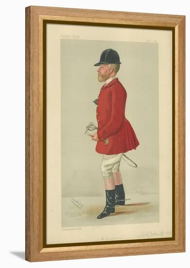 Colonel John Hargreaves-Sir Leslie Ward-Framed Premier Image Canvas