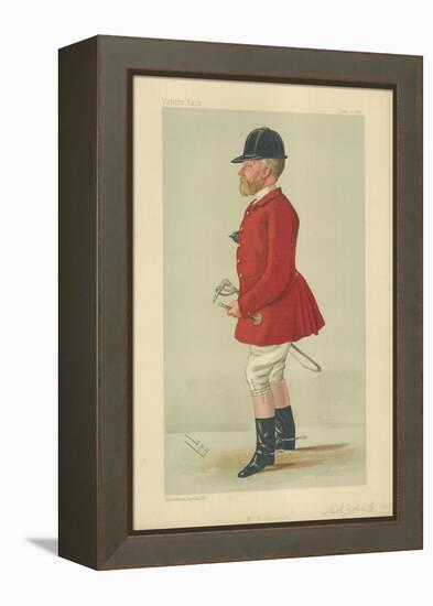 Colonel John Hargreaves-Sir Leslie Ward-Framed Premier Image Canvas