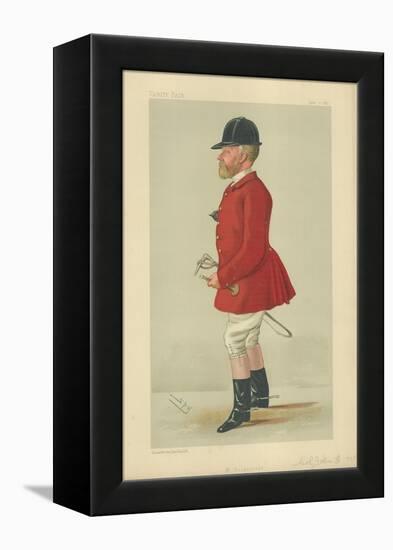 Colonel John Hargreaves-Sir Leslie Ward-Framed Premier Image Canvas