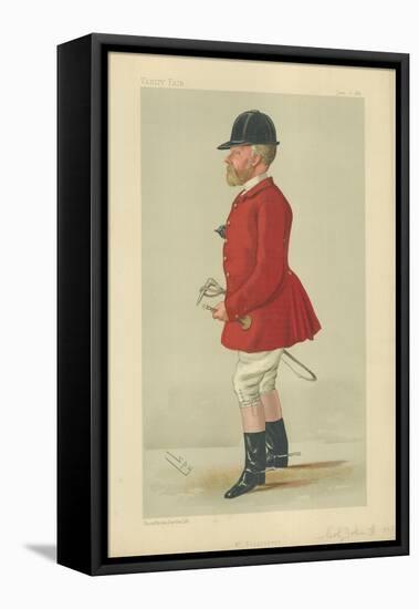 Colonel John Hargreaves-Sir Leslie Ward-Framed Premier Image Canvas