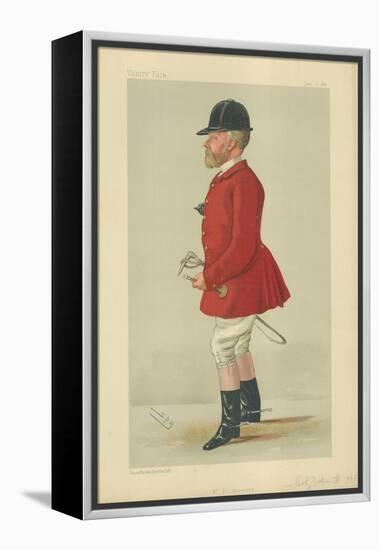 Colonel John Hargreaves-Sir Leslie Ward-Framed Premier Image Canvas