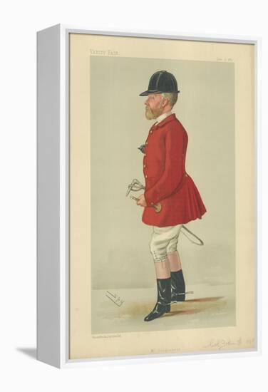 Colonel John Hargreaves-Sir Leslie Ward-Framed Premier Image Canvas