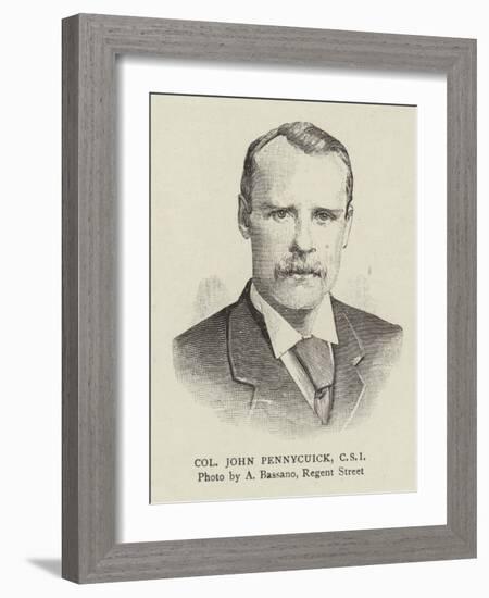 Colonel John Pennycuick, Csi-null-Framed Giclee Print