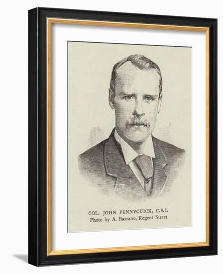 Colonel John Pennycuick, Csi-null-Framed Giclee Print