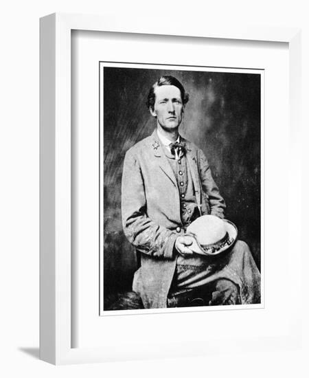 Colonel John Singleton Mosby, American Confederate Soldier, 1860S-MATHEW B BRADY-Framed Giclee Print