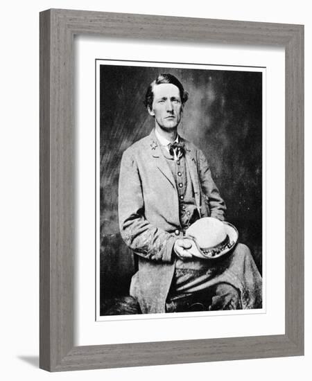 Colonel John Singleton Mosby, American Confederate Soldier, 1860S-MATHEW B BRADY-Framed Giclee Print