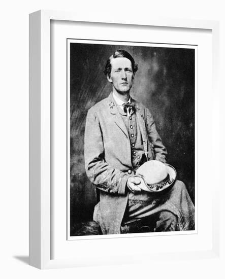 Colonel John Singleton Mosby, American Confederate Soldier, 1860S-MATHEW B BRADY-Framed Giclee Print