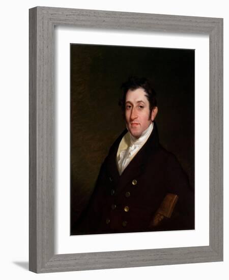 Colonel Mendes Cohen, C.1838-Rembrandt Peale-Framed Giclee Print